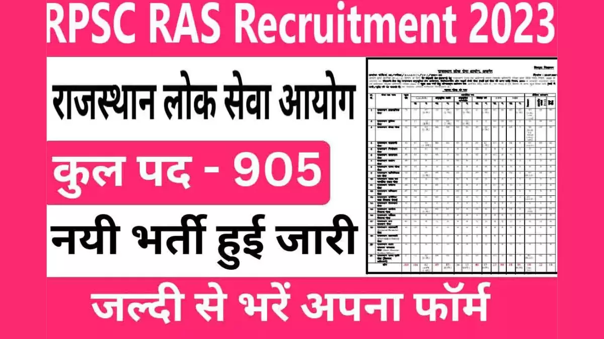 RPSC RAS Recruitment 2023 Admit Card