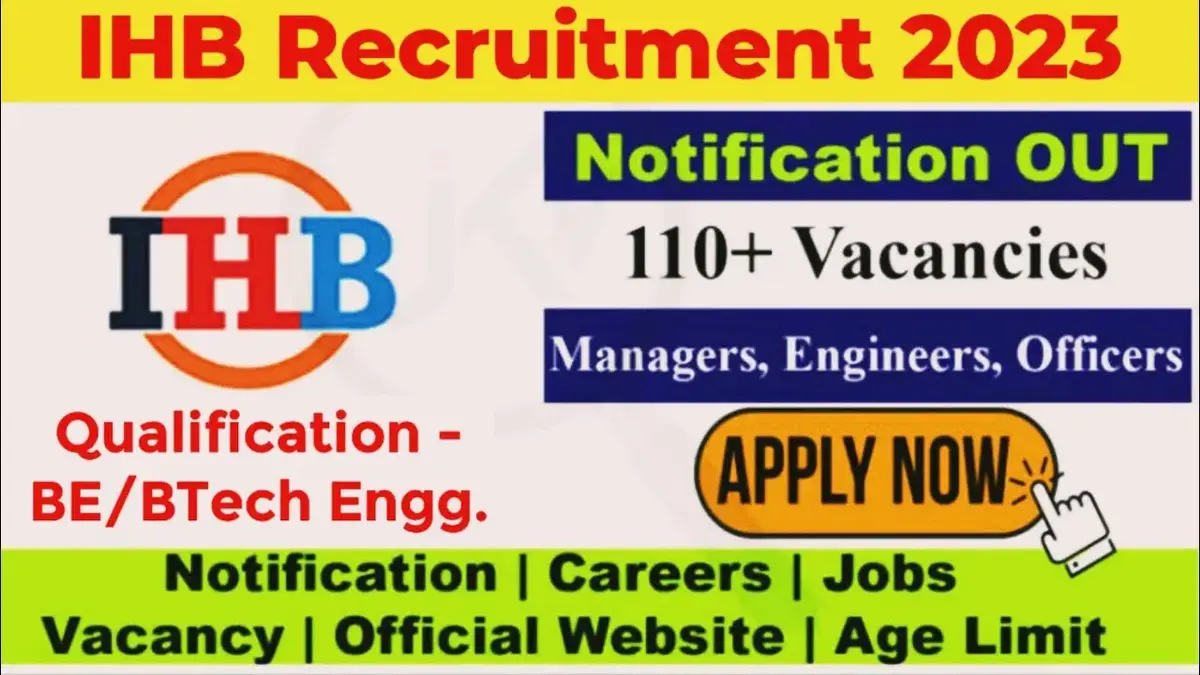 IHBL Executive Recruitment 2023